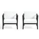 preview thumbnail 129 of 195, Outdoor Teak Solid Wood Patio Furniture Set Loveseat Armchair Table Collection