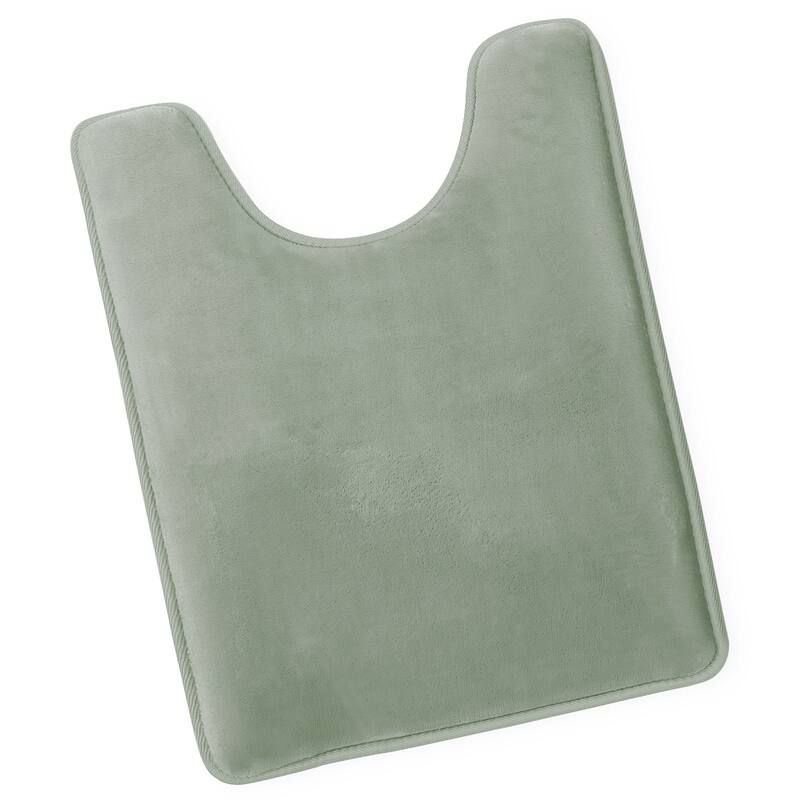 Clara Clark Ultra Soft Plush Bathroom Rug - Non-Slip, Velvet, Memory Foam Bath Mat - Set of 2