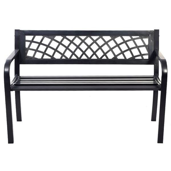 slide 2 of 5, Courtyard garden chairs Black