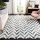 preview thumbnail 70 of 121, SAFAVIEH Dip Dye Marybeth Hand-tufted Wool Chevron Area Rug
