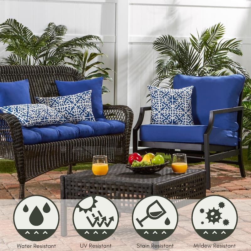 Premium Deep Seat Outdoor Cushion Set by Greendale Home Fashions (Cushions Only)