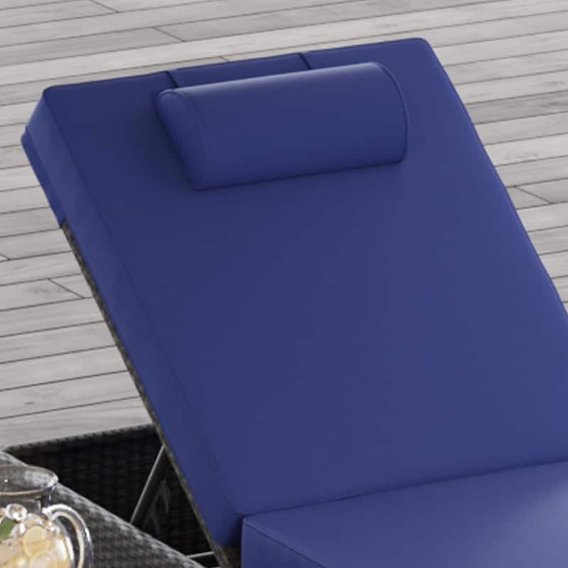 Chaise Lounge Chair Outdoor Set of 2