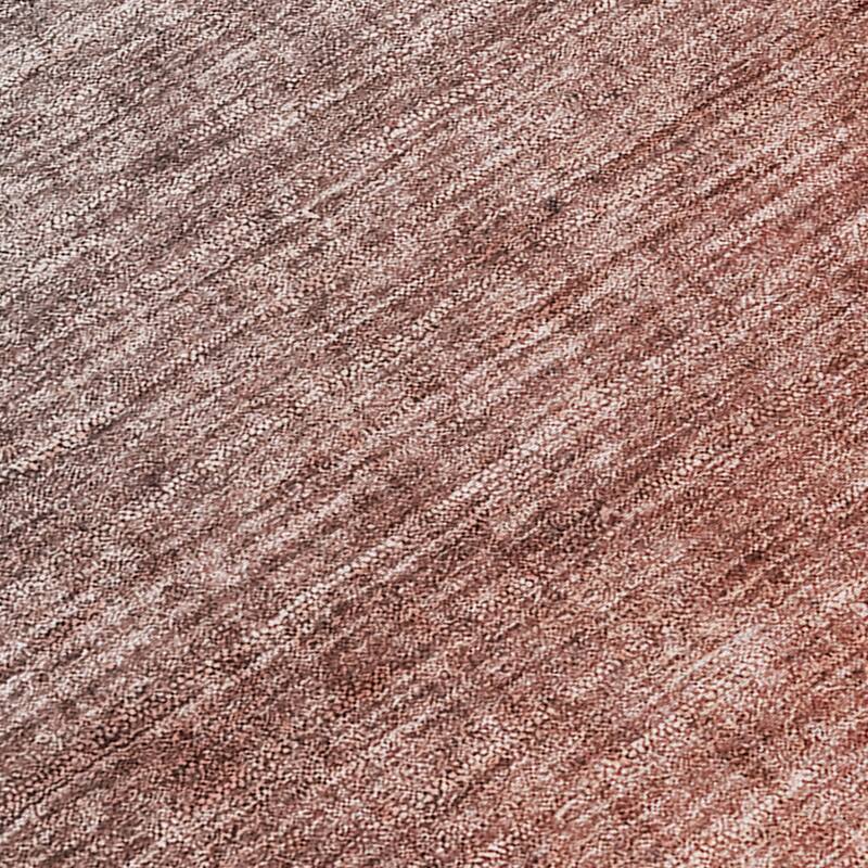 Machine Washable Indoor/ Outdoor Modern Ombre Chantille Rug