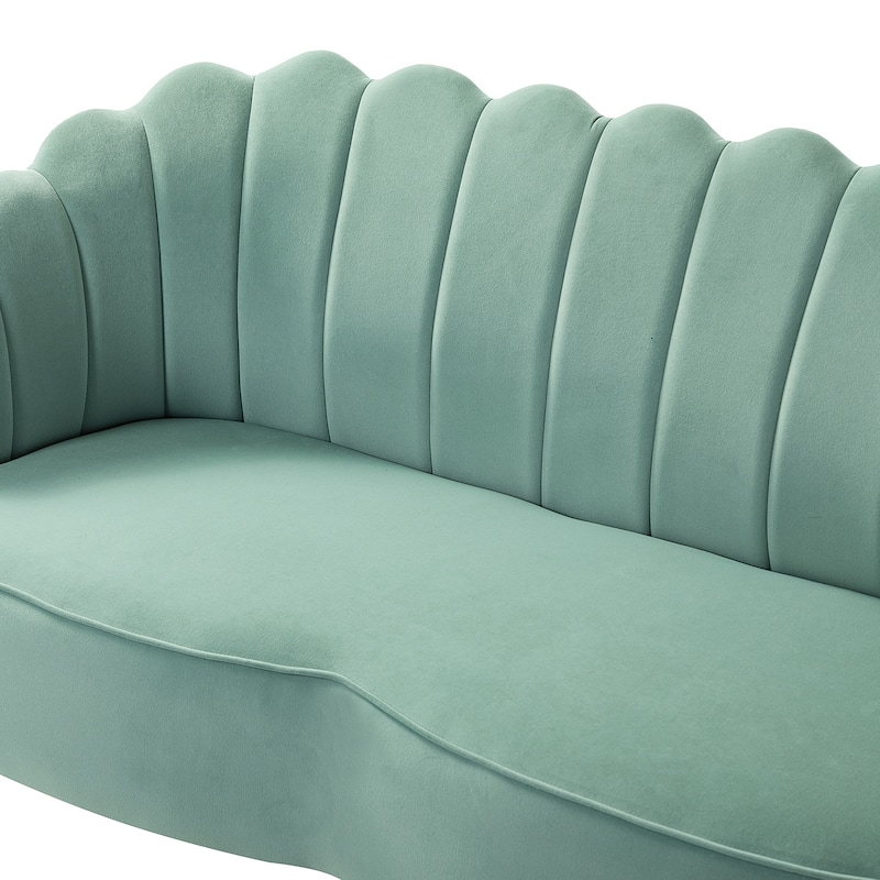 Xabier 52''Loveseat with Flower Shaped Back Design