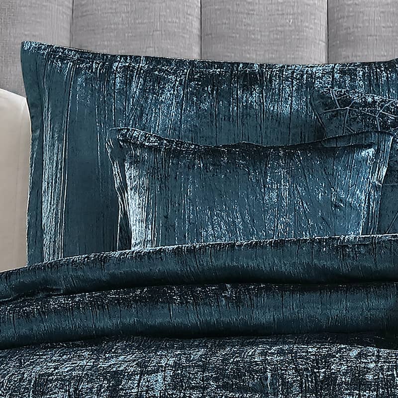 Riverbrook Home Turin Crinkled Velvet Comforter Collection