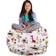 preview thumbnail 127 of 187, Kids Bean Bag Chair Cover Stuffed Animal Storage or Toy Organizer
