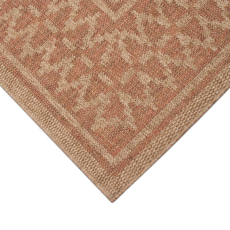 Liora Manne Sahara Diamond Border Indoor/Outdoor Rug