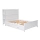 preview thumbnail 8 of 14, Full Platform Bed Solid Wood Storage Bed with Large Storage Space, Headboard with Storage Shelf, Footboard and 4 Drawers