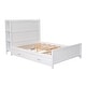 preview thumbnail 9 of 24, Full Size Platform Bed with Drawers and Storage Shelves