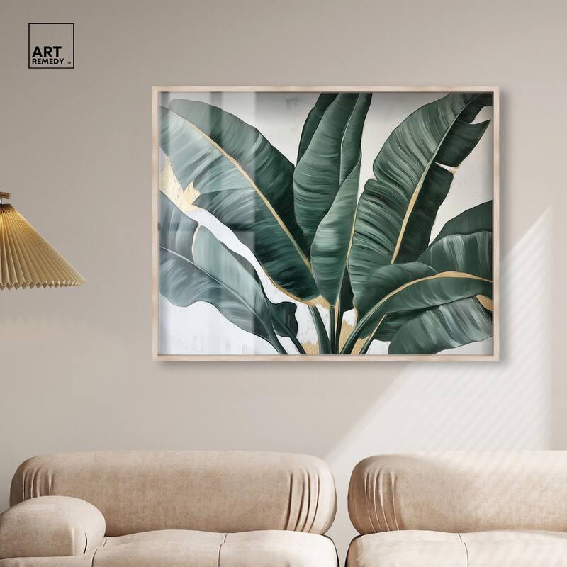 Jungle Jewel Jade II Shadowbox by Art Remedy