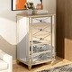 preview thumbnail 11 of 16, 5-Drawer Mirrored Accent Dressers Chest of Drawers