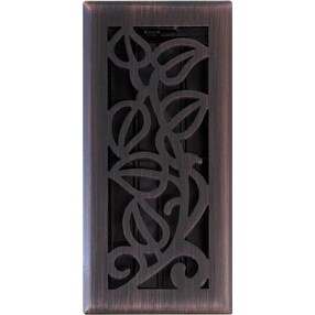 Imperial RG3280 Style Floor Register, Oil Rubbed Bronze, 4" x 12"