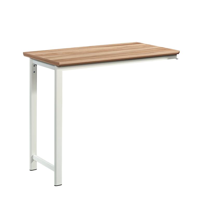 Wood Desk Return 36" with Durable Surface, Brown