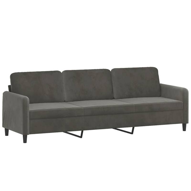 vidaXL Sofa Sectional Couch with Pillows and Cushions for Living Room Velvet