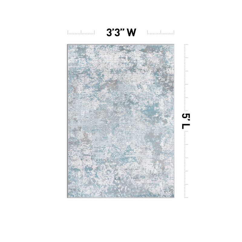 Modern Abstract Whispers Area Rug