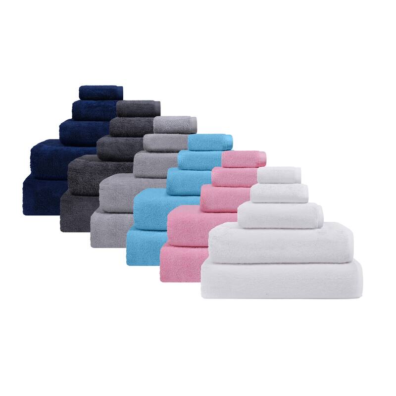 Puresoft 8 pcs Turkish Wash Towels Set