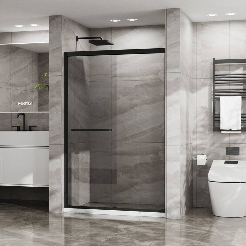 Double Sliding Glass Shower Door