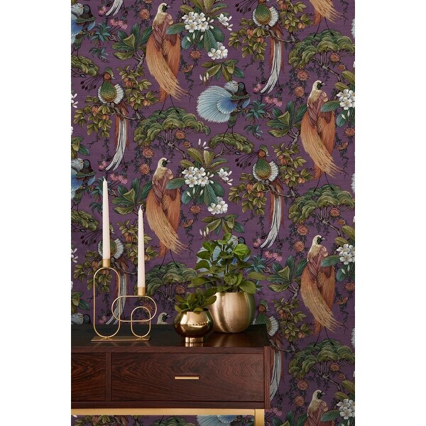 Yasuni Floral Unpasted Non-Woven Wallpaper undefined 396in x 20.8