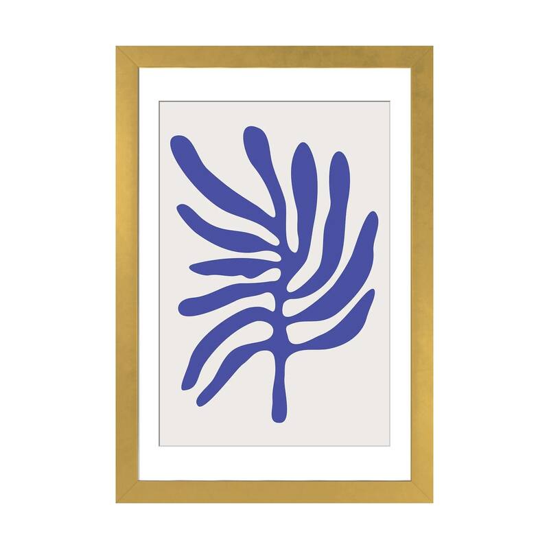 iCanvas "Henri Matisse Blue Collection II" by Jay Stanley - Gold - 24x16x1