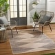 preview thumbnail 1 of 5, Aby Recycled Machine Washable Boho Diamond Area Rug 5' x 8' - Natural/Grey - Rectangle