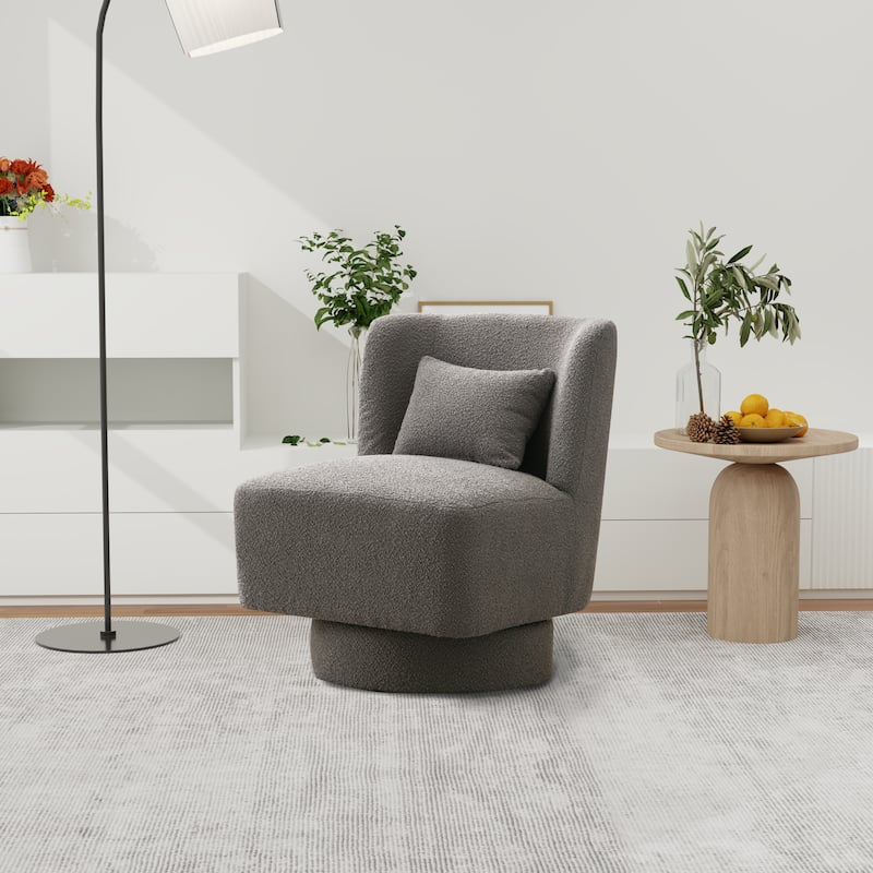 23.6"W Swivel Accent Chair for Living Room
