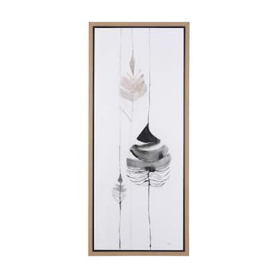 Rain of Leaf I (23 x 53) Framed Canvas Art Print
