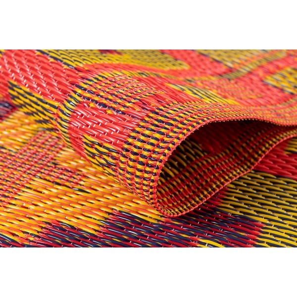Reversible Mats Plastic Outdoor Rug for Camping Patio Backyard