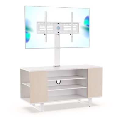 FITUEYES Modern TV Stand for 32-70 inch TVs with Open Shelves Media Console