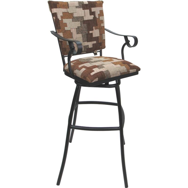 Set of 3 Outdoor Indoor Bar Stool Counter Extra Tall - Jenna PB Arms