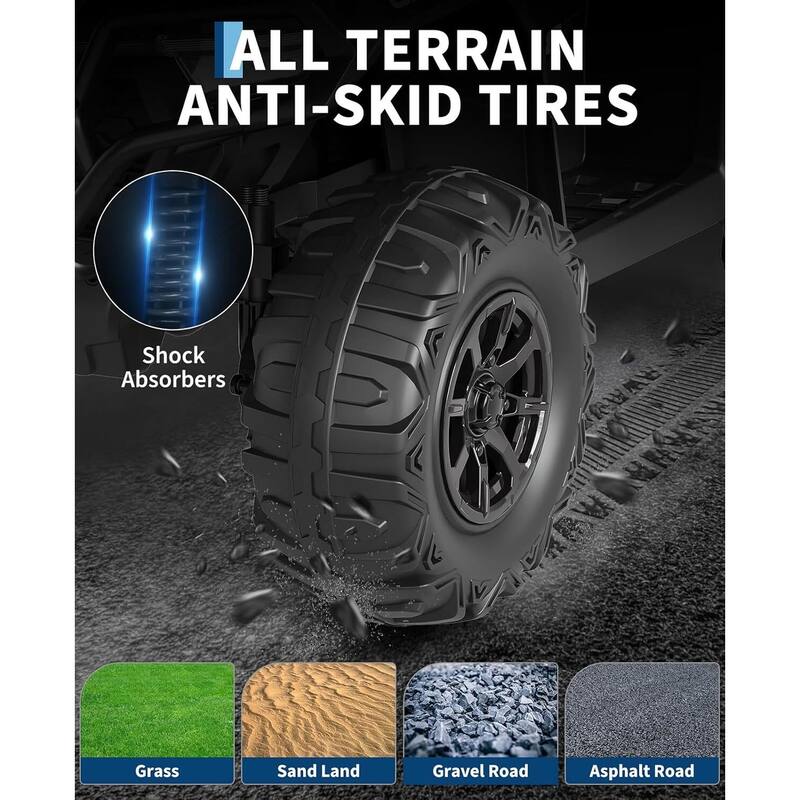 12V Electric Ride on ATV Car for Kids 3-8 Years Best Gifts