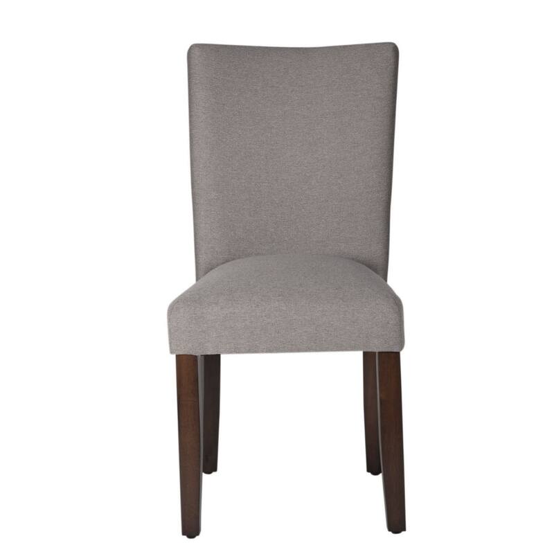 Fabric Upholstered Wooden Parson Dining Chair with Splayed - 38 H x 19 W x 23.5 L Inches