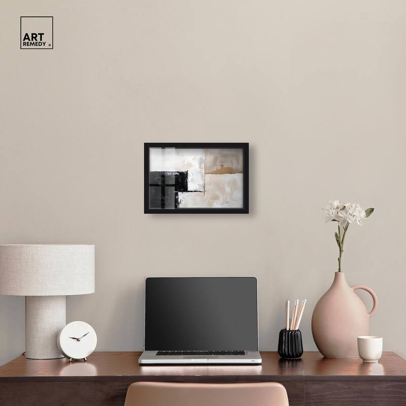 Black Dust and White Ash II Shadowbox by Art Remedy