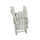 preview thumbnail 77 of 129, POLYTRENDS Laguna All Weather Poly Outdoor Adirondack Chair - Foldable (Set of 2)
