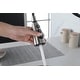 preview thumbnail 9 of 22, High Arc Single Handle Kitchen and Bathroom Sink Faucet with Deck Plate