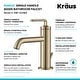 preview thumbnail 5 of 51, KRAUS Ramus Single Handle Bathroom Sink Faucet w/ Lift Rod Drain