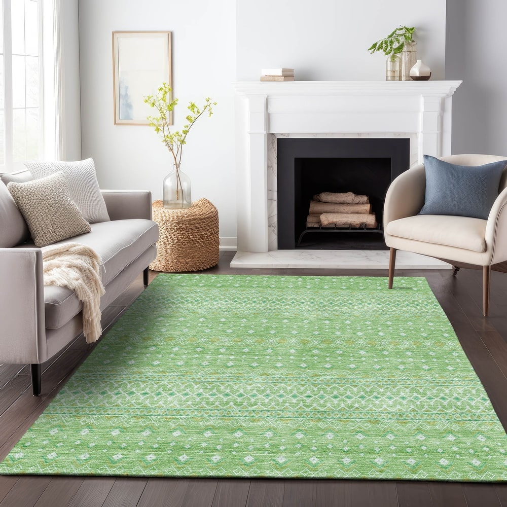 Premium Washable Super Soft Boho Geo Mayfield Rug