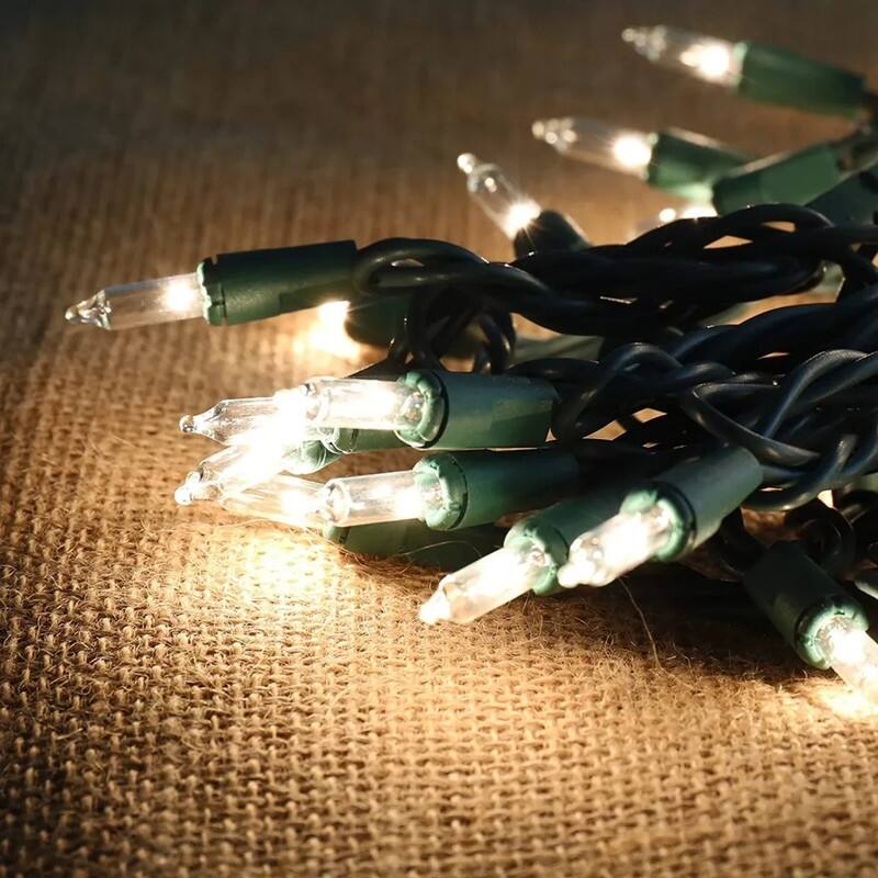200(2x100) Counts 45ft Warm White Christmas Lights
