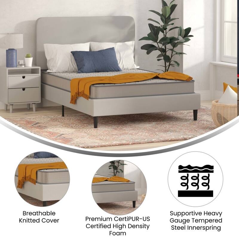 Medium Tight Top Innerspring Hybrid Mattress