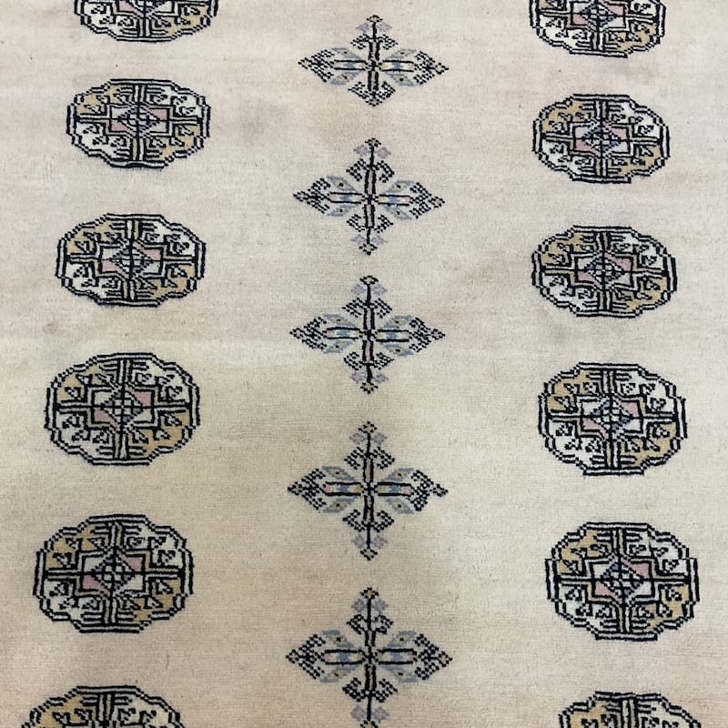 HERAT ORIENTAL Handmade Bokhara Wool Rug - 4'8" x 6'7"