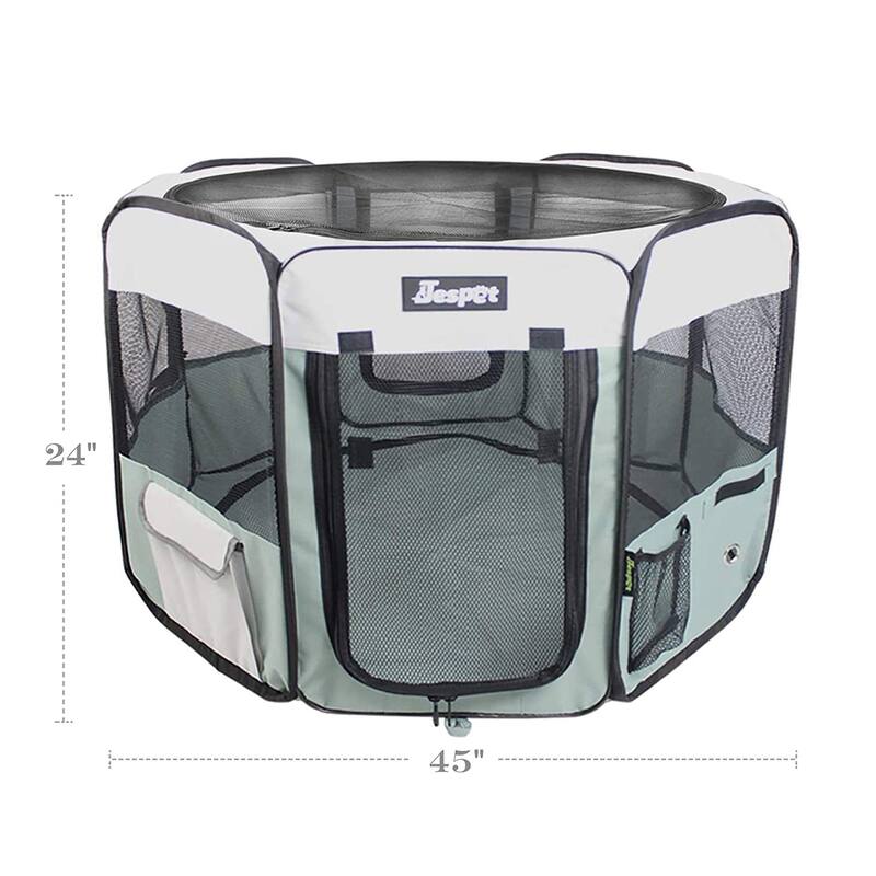 Jespet Soft-Sided Folding Dog & Cat Playpen