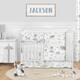 Farm Animals Collection Boy or Girl Musical Crib Mobile - Watercolor Farmhouse Lattice Sheep Pig