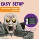 preview thumbnail 4 of 5, 12in 2Pcs Light-Up Zombie Decor with Sound