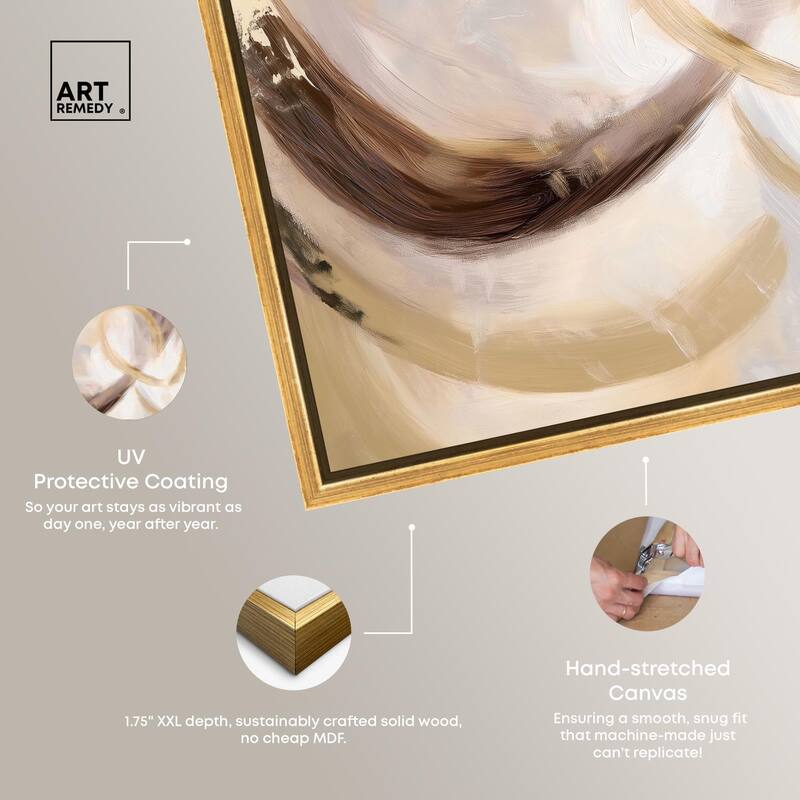 Dreamy Swirls III Canvas by Art Remedy