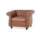 preview thumbnail 8 of 9, Silverdale Traditional Chesterfield 4 Piece Living Room Set by Christopher Knight Home
