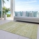 preview thumbnail 1 of 7, Machine Washable Indoor/ Outdoor Boho Global Chantille Rug Tan - 10' x 14'