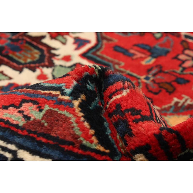 ECARPETGALLERY Hand-knotted Andelz Red Wool Rug - 3'7 x 7'0