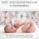preview thumbnail 3 of 4, Sweet Jojo Designs + BreathableBaby Breathable Mesh Crib Liner Pad Grey Boho Floral Girl -Bohemian Shabby Chic Watercolor Flower