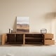 preview thumbnail 5 of 18, 79" Mid-Century Modern TV Stand - Wood Media Console, Living Room Entertainment Center with Ample Storage