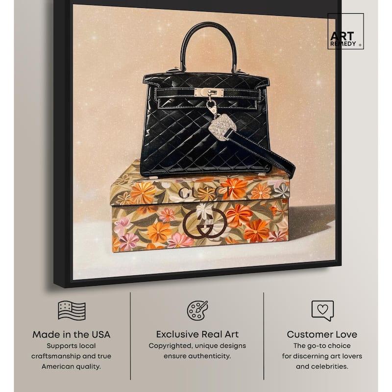 Luxury Purse and Giftbox Canvas by Art Remedy