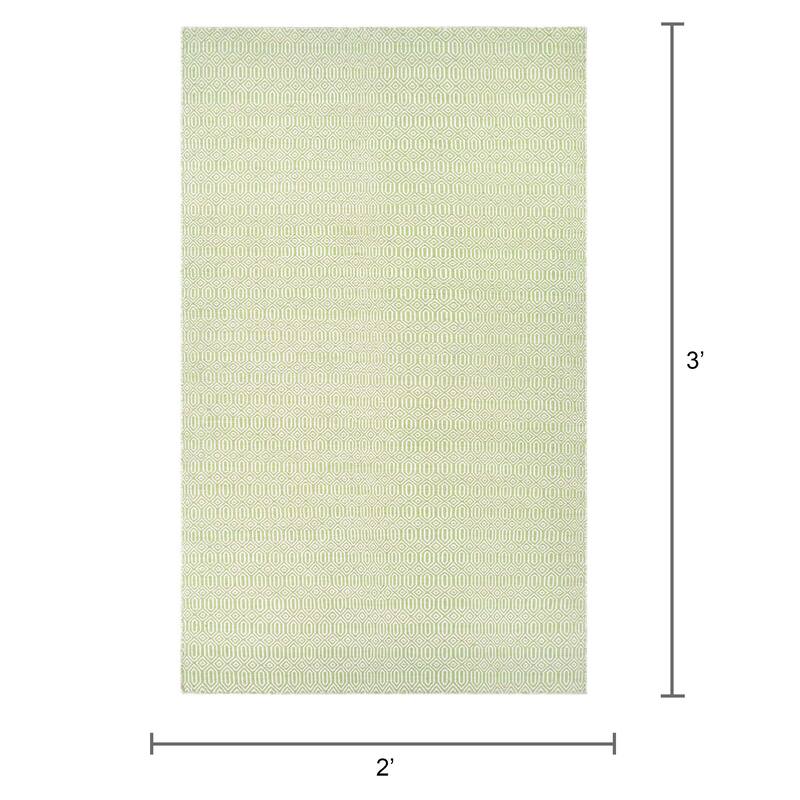 Handmade Villa Circles Indoor/ Outdoor Reversible Area Rug